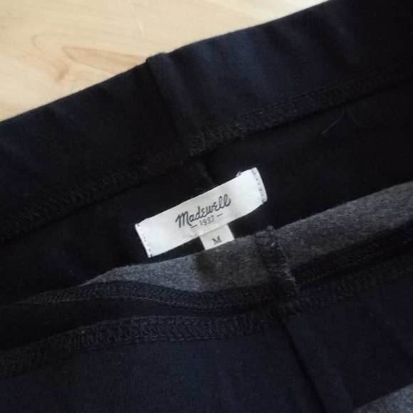 Madewell Color Block Knit Leggings Tights Medium - Picture 2 of 4